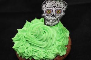 Schoko-Rum-Halloween-Cupcakes