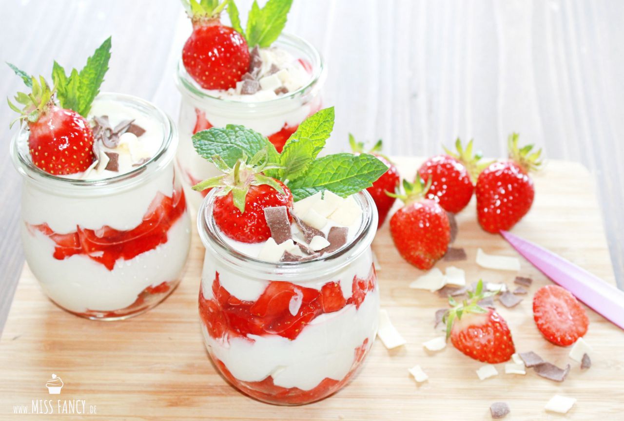 Mascarponecreme-Erdbeeren-Missfancy