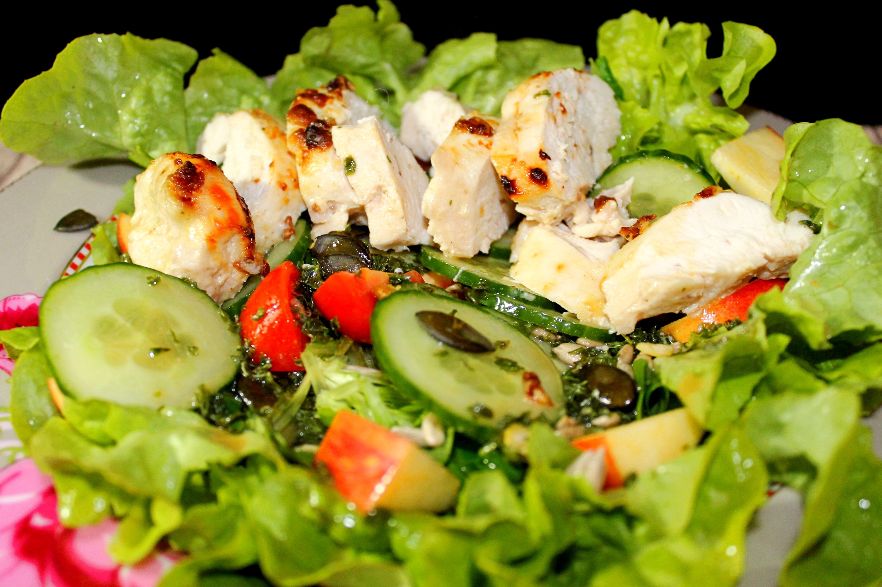 Salat mit einem edlenTrüffelöl Dressing Miss Fancy Food &amp; more Blog
