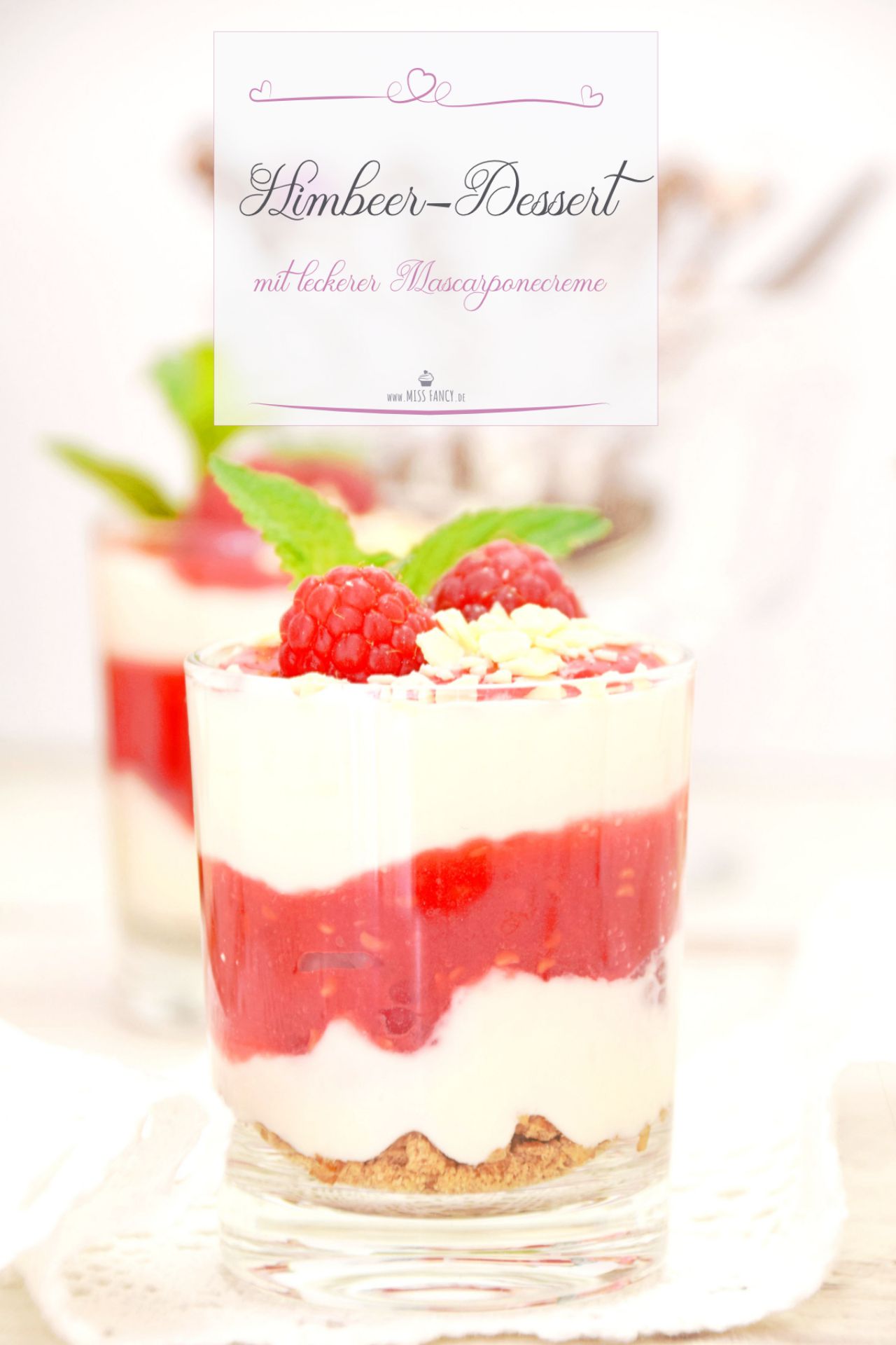 Tolles Rezept von einem Himbeerdessert mit Mascarponecreme im Glas Rezept-Himbeerdessert-im-Glas