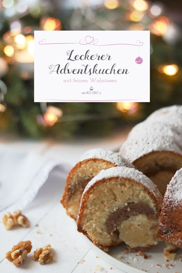 Leckerer Adventskuchen mit einer Füllung aus Walnuss zu Weihnachten Rezept-Adventskuchen-Walnuss-Weihnachten
